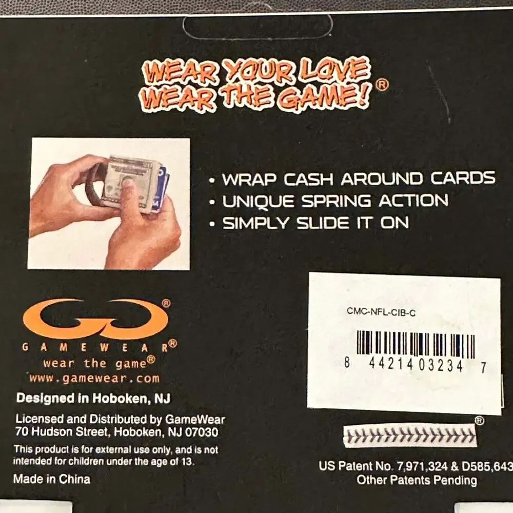 Cincinnati Bengals Utra Slim Money Clip